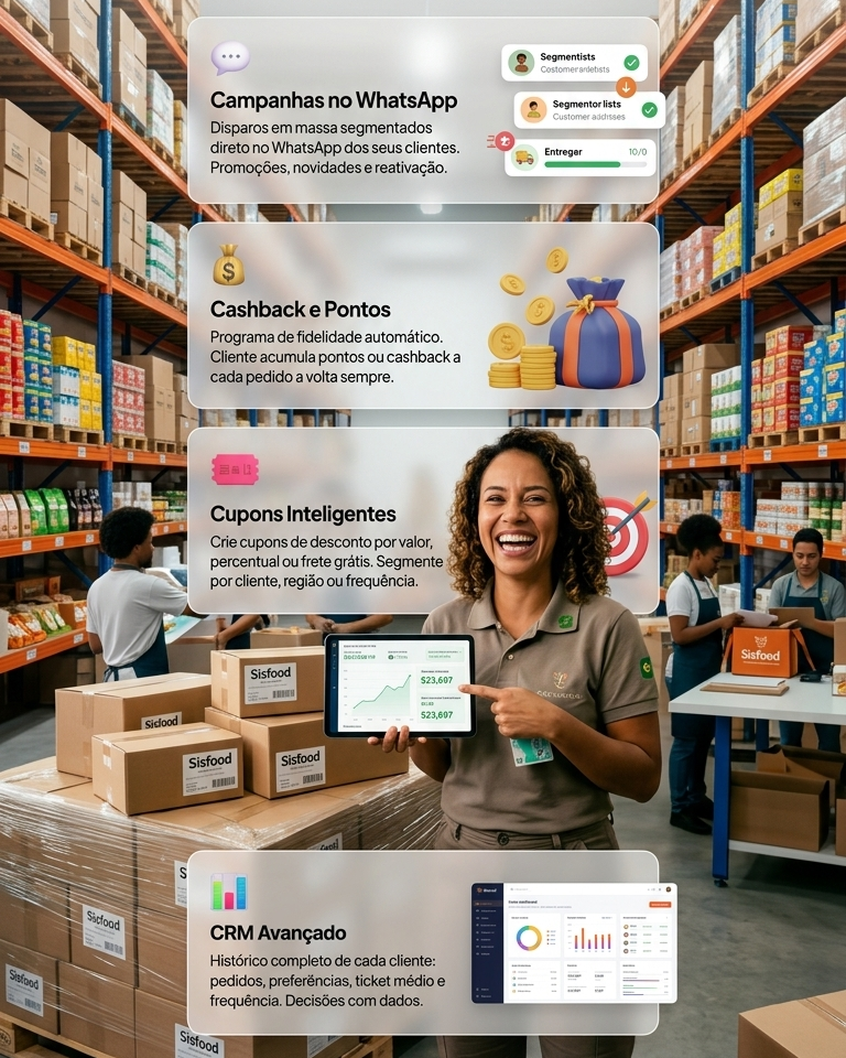 Disparos em massa no WhatsApp para restaurantes - campanhas de marketing